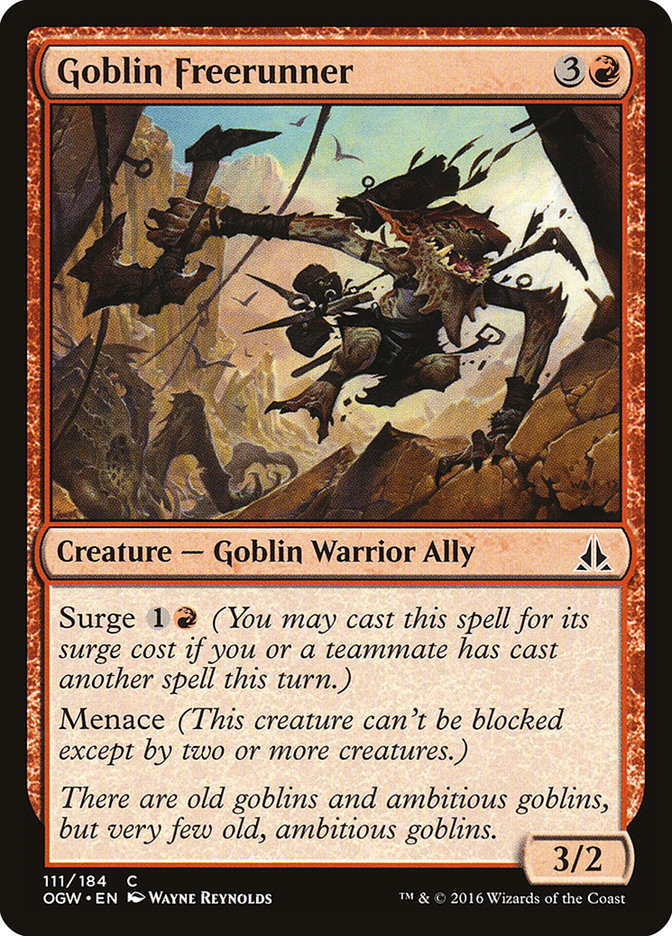 Goblin Freerunner 111/184 (Oath of the Gatewatch)  | Chromatic Games