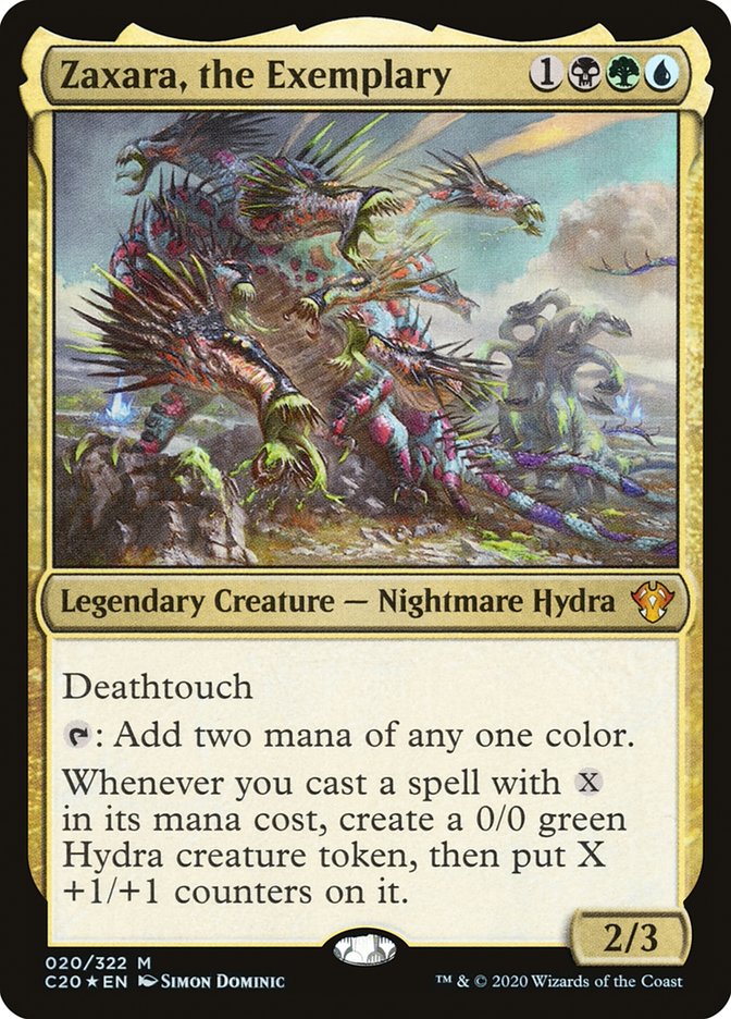 Zaxara, the Exemplary 20 (Commander 2020)  - Foil | Chromatic Games