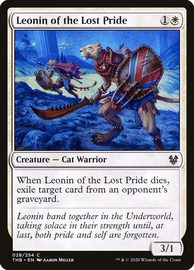 Leonin of the Lost Pride 28/254 (Theros Beyond Death)  | Chromatic Games