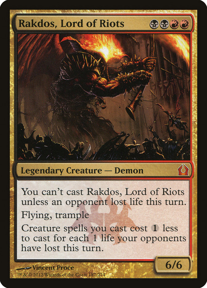 Rakdos, Lord of Riots 187/274 (Return to Ravnica)  | Chromatic Games