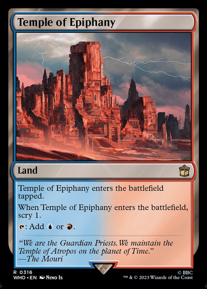 Temple of Epiphany 316/331 (Universes Beyond: Doctor Who)  - Foil | Chromatic Games