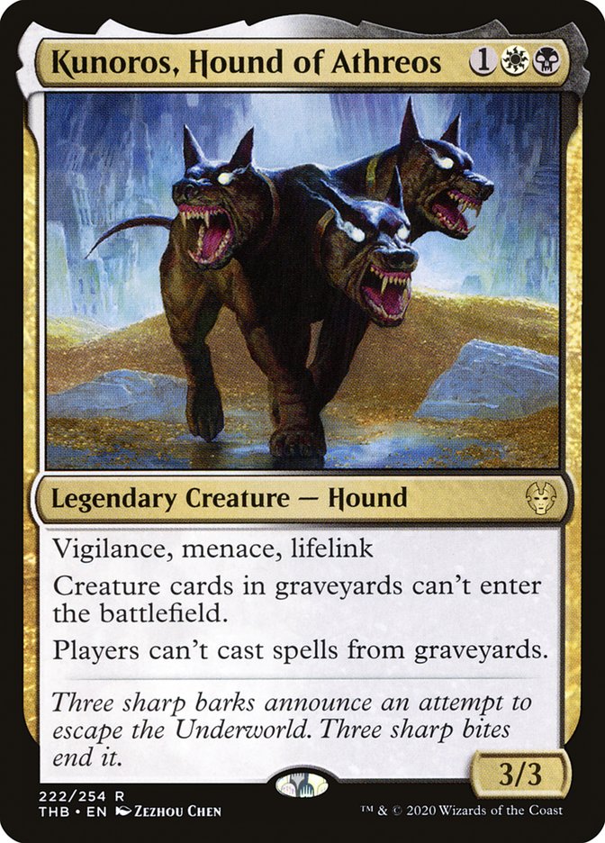 Kunoros, Hound of Athreos 222/254 (Theros Beyond Death)  | Chromatic Games