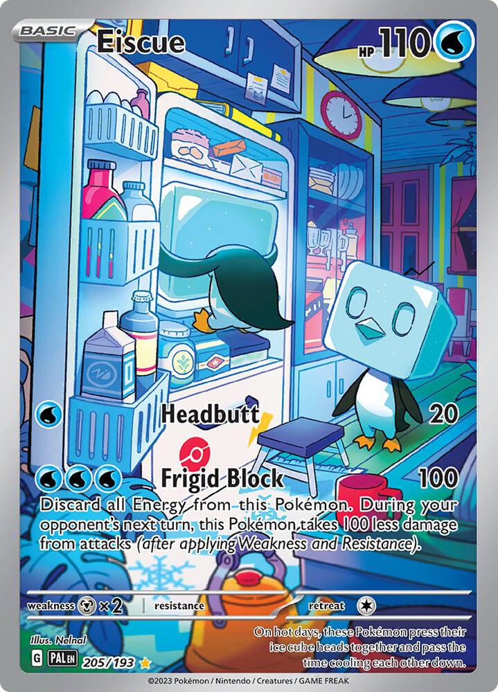 Eiscue 205/193 (SV02: Paldea Evolved)  - Holofoil | Chromatic Games