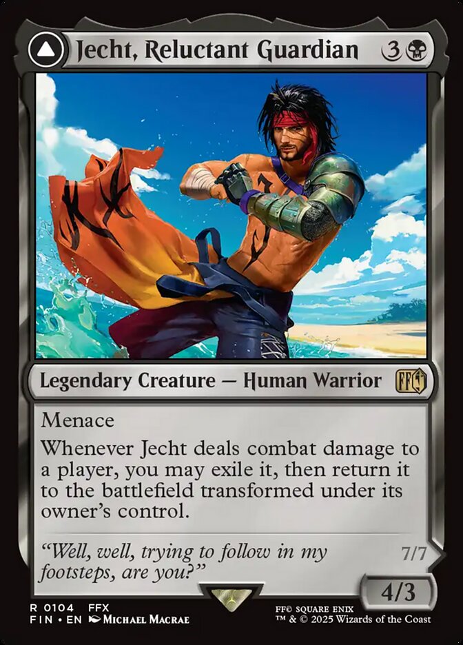 Jecht, Reluctant Guardian // Braska's Final Aeon 104/309 (FINAL FANTASY)  | Chromatic Games