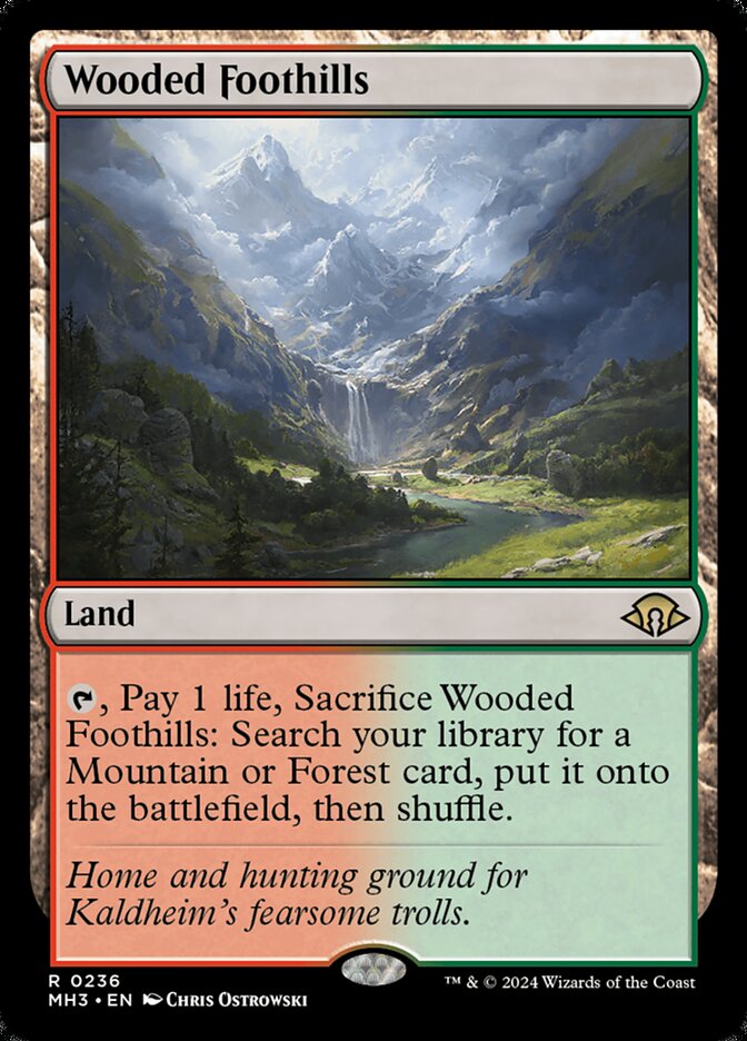 Wooded Foothills 236 (Modern Horizons 3)  | Chromatic Games