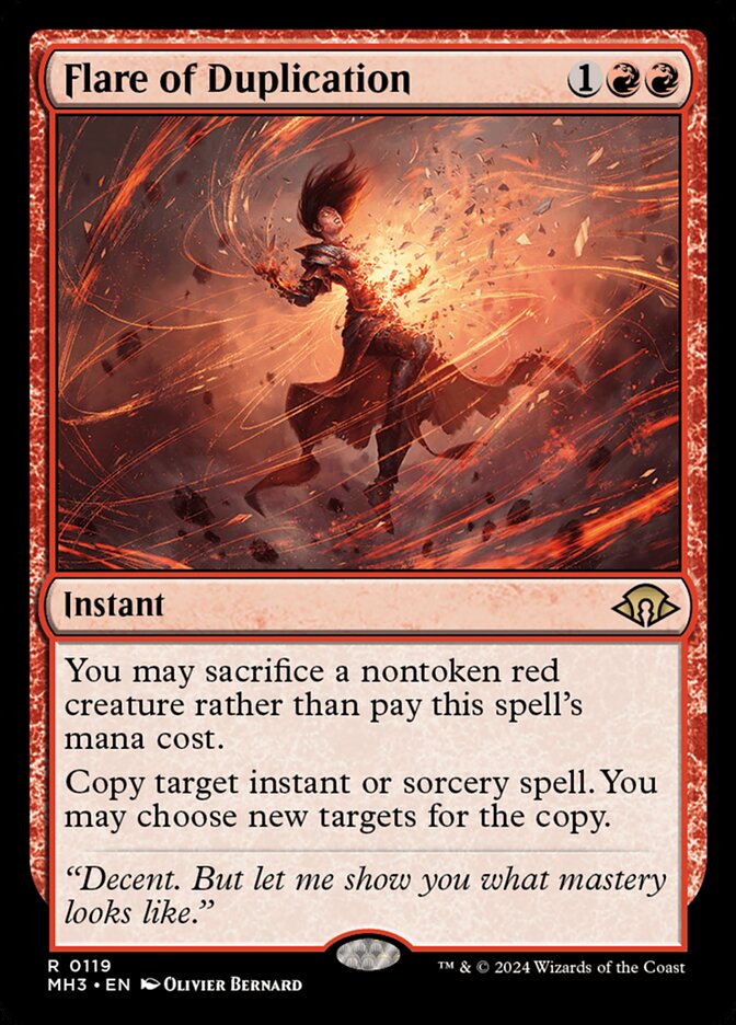 Flare of Duplication 119 (Modern Horizons 3)  | Chromatic Games