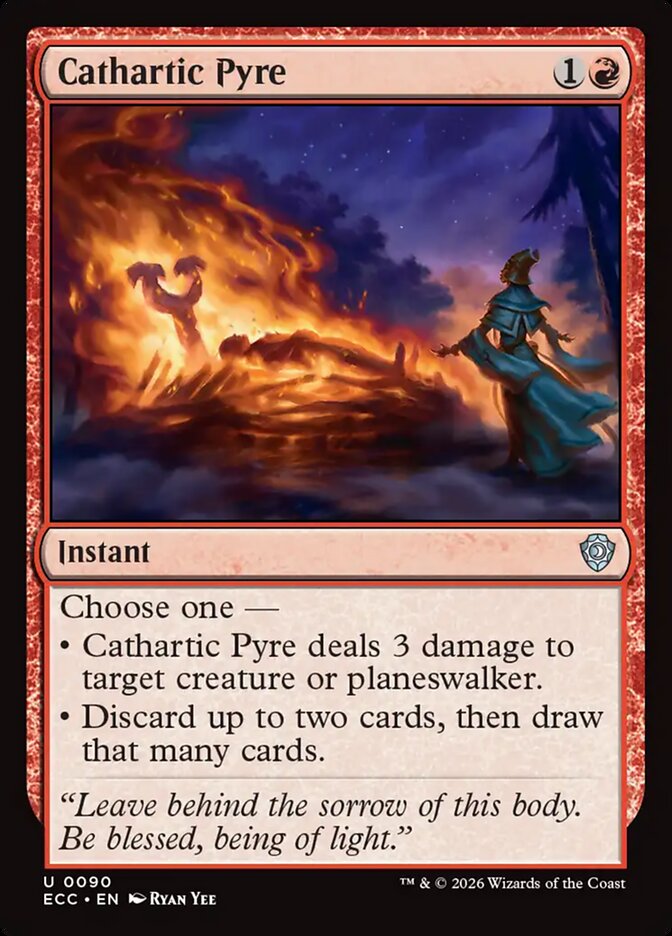 Cathartic Pyre 90 (Commander: Lorwyn Eclipsed)  | Chromatic Games
