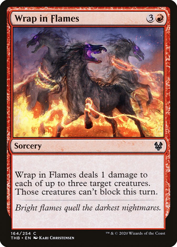 Wrap in Flames 164/254 (Theros Beyond Death)  | Chromatic Games
