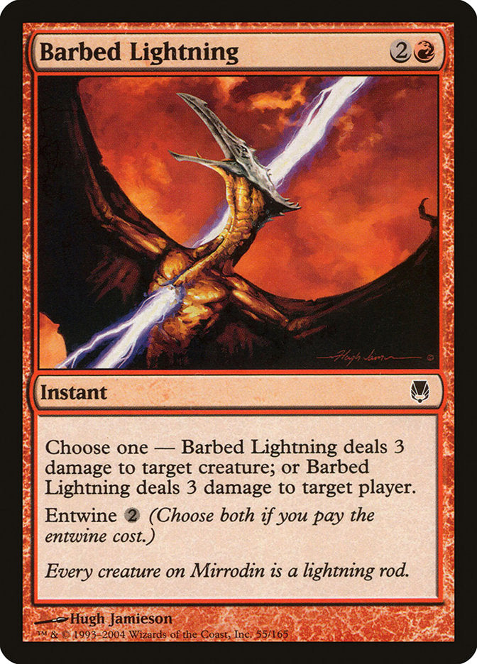 Barbed Lightning 55/165 (Darksteel)  | Chromatic Games