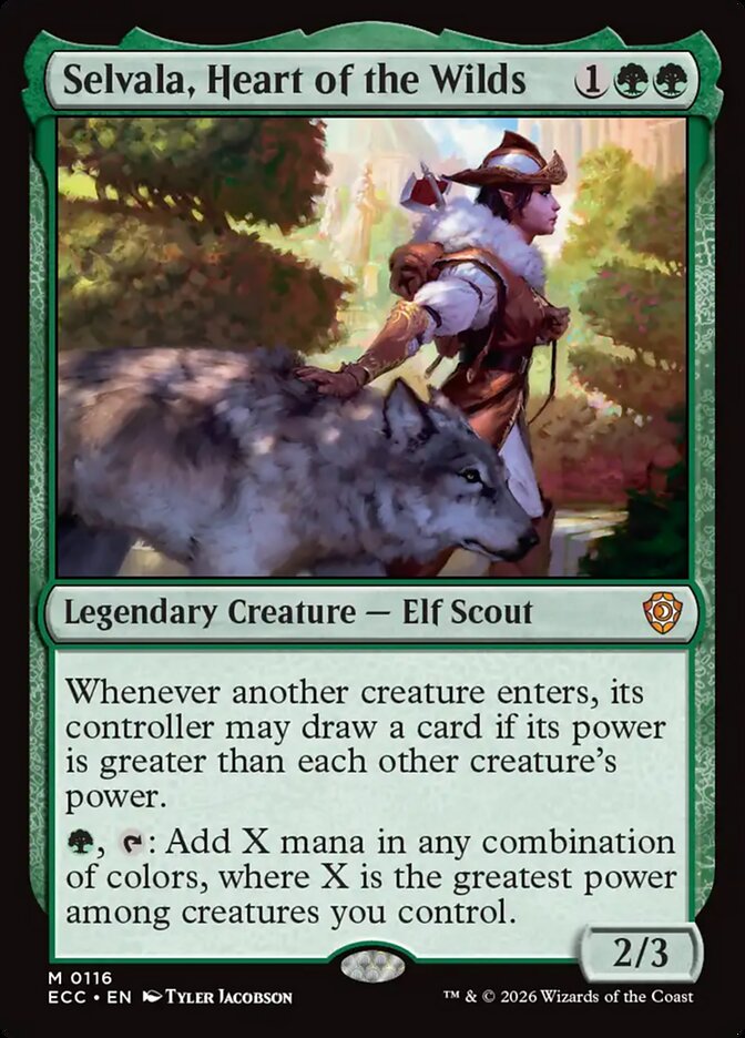 Selvala, Heart of the Wilds 116 (Commander: Lorwyn Eclipsed)  | Chromatic Games