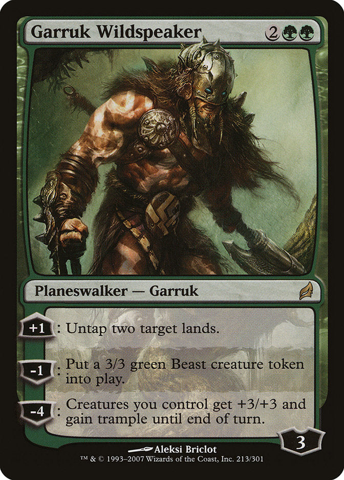 Garruk Wildspeaker 213/301 (Lorwyn)  | Chromatic Games