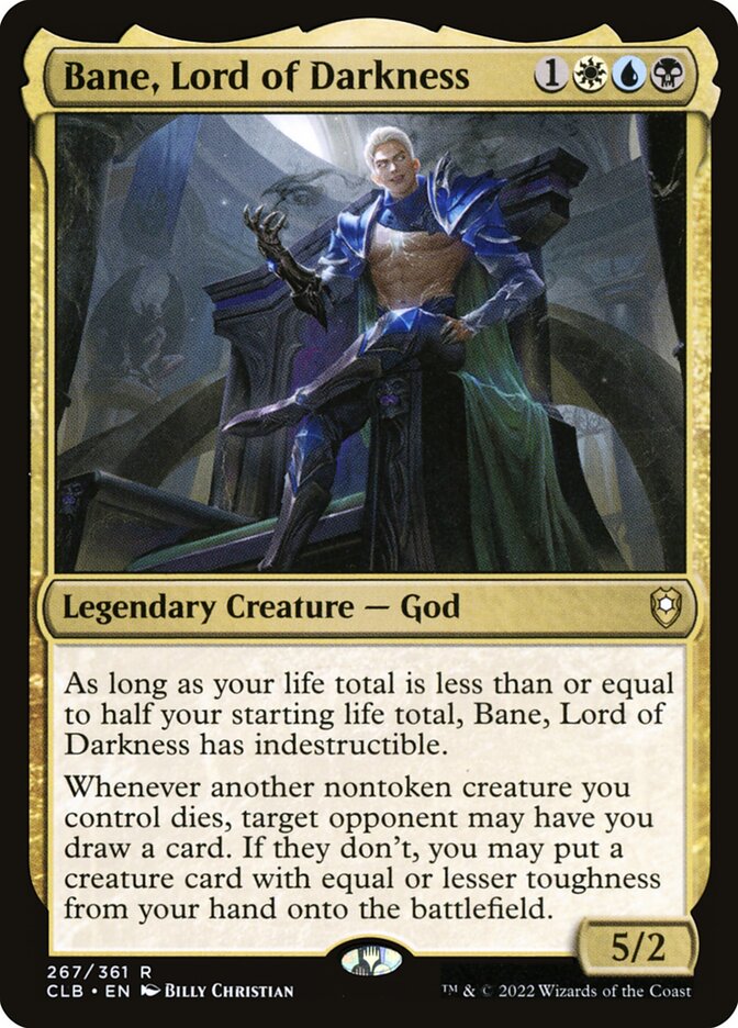 Bane, Lord of Darkness 267 (Commander Legends: Battle for Baldur's Gate)  | Chromatic Games