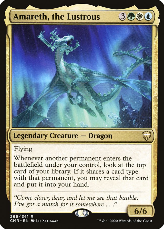 Amareth, the Lustrous 266 (Commander Legends)  | Chromatic Games