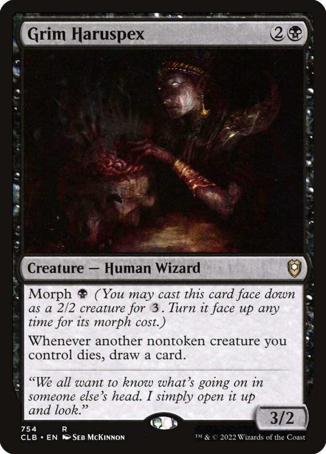 Grim Haruspex 754 (Commander Legends: Battle for Baldur's Gate)  | Chromatic Games