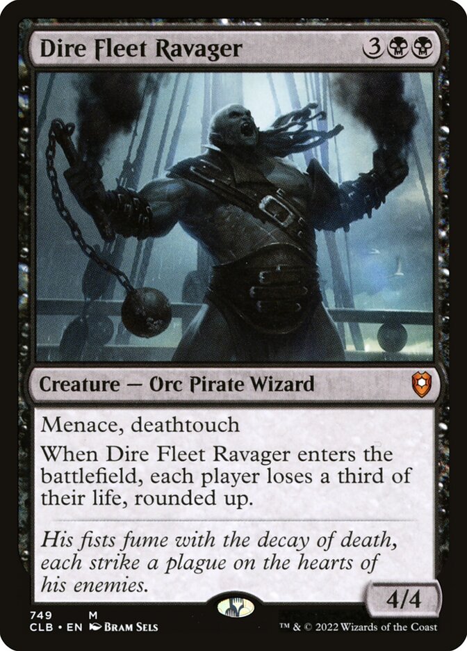 Dire Fleet Ravager 749 (Commander Legends: Battle for Baldur's Gate)  | Chromatic Games