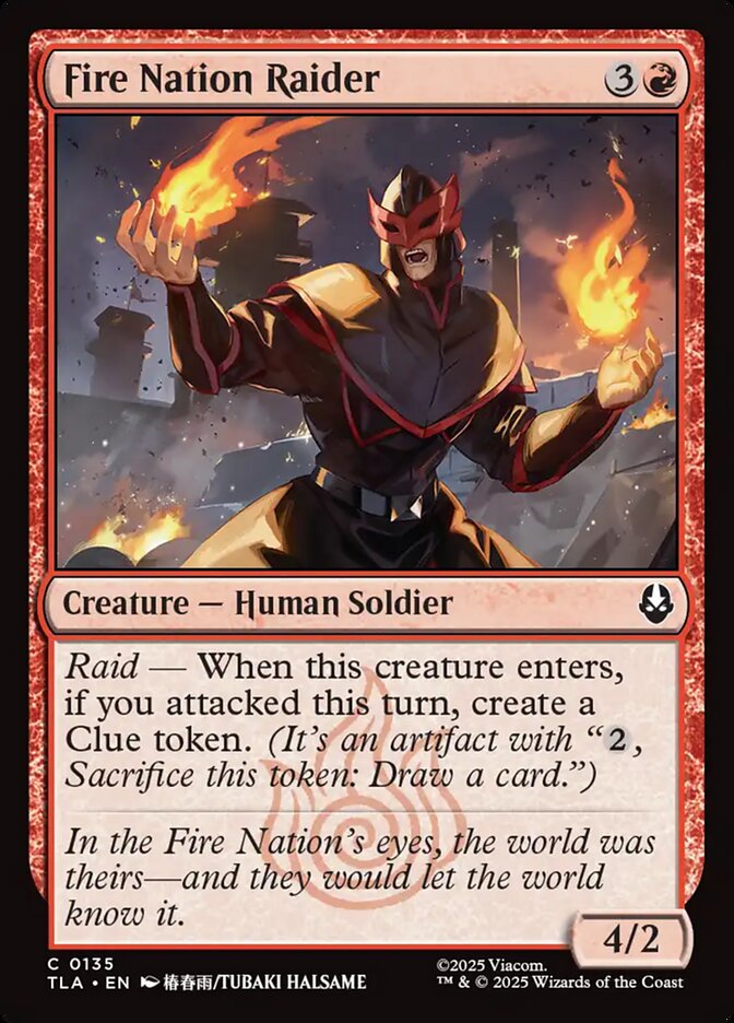 Fire Nation Raider 135 (Avatar: The Last Airbender)  | Chromatic Games