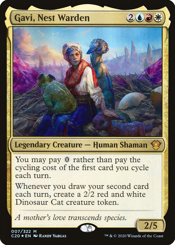 Gavi, Nest Warden 7/322 (Commander 2020)  - Foil | Chromatic Games