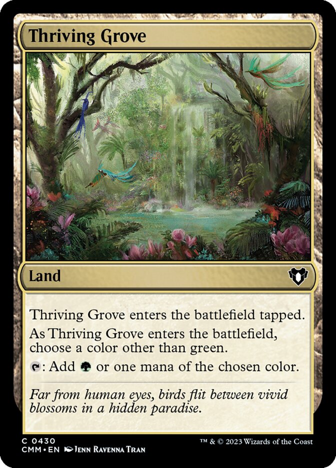 Thriving Grove 430/451 (Commander Masters)  | Chromatic Games