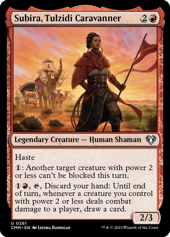 Subira, Tulzidi Caravanner 261/451 (Commander Masters)  | Chromatic Games