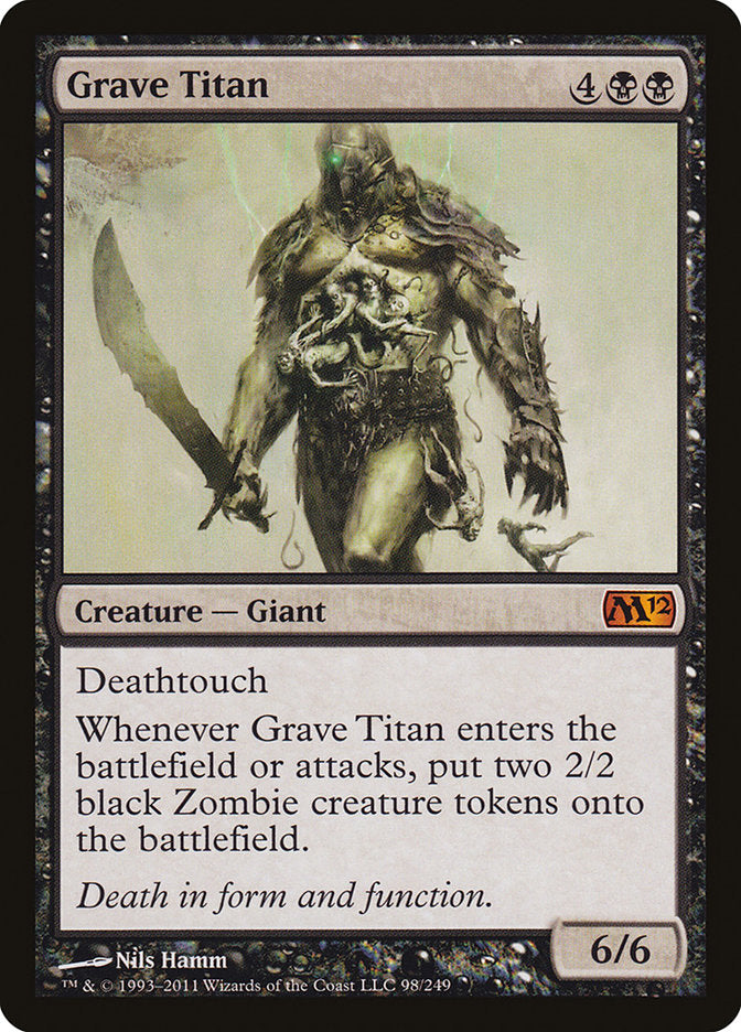 Grave Titan 98/249 (Magic 2012 (M12))  | Chromatic Games