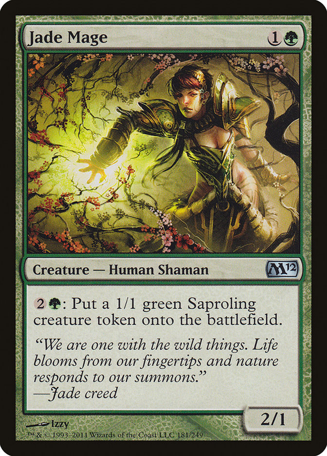 Jade Mage 181/249 (Magic 2012 (M12))  | Chromatic Games