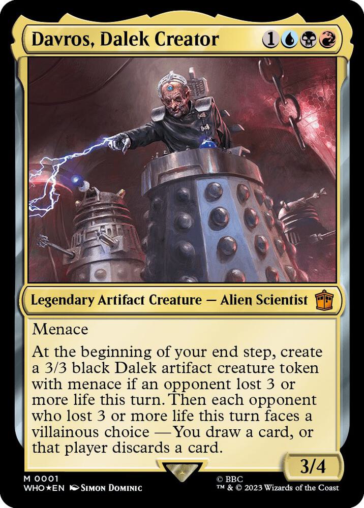 Davros, Dalek Creator 1/331 (Universes Beyond: Doctor Who)  - Foil | Chromatic Games