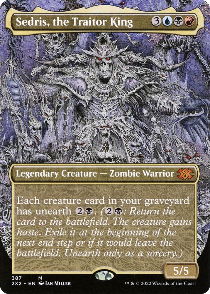 Sedris the Traitor King Borderless 387/331 (Double Masters 2022)  | Chromatic Games