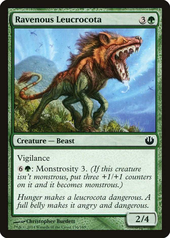 Ravenous Leucrocota 136/165 (Journey Into Nyx)  | Chromatic Games