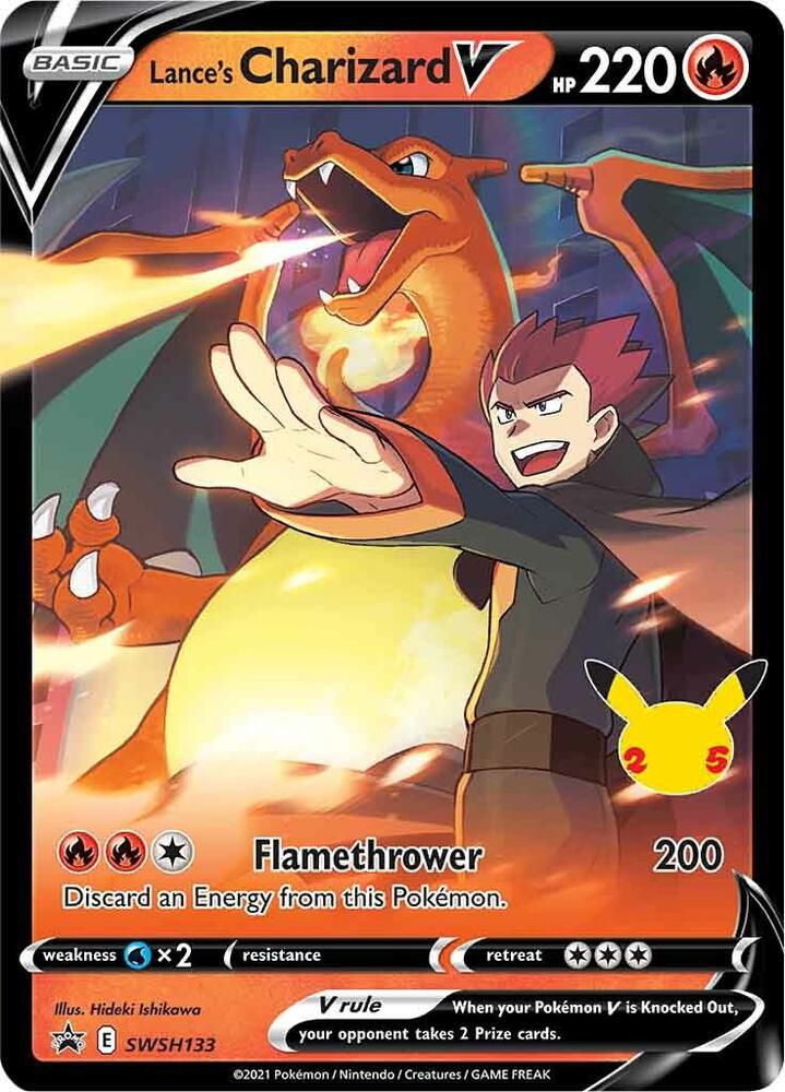 Lances Charizard V SWSH133 (SWSH: Sword & Shield Promo Cards)  - Holofoil | Chromatic Games