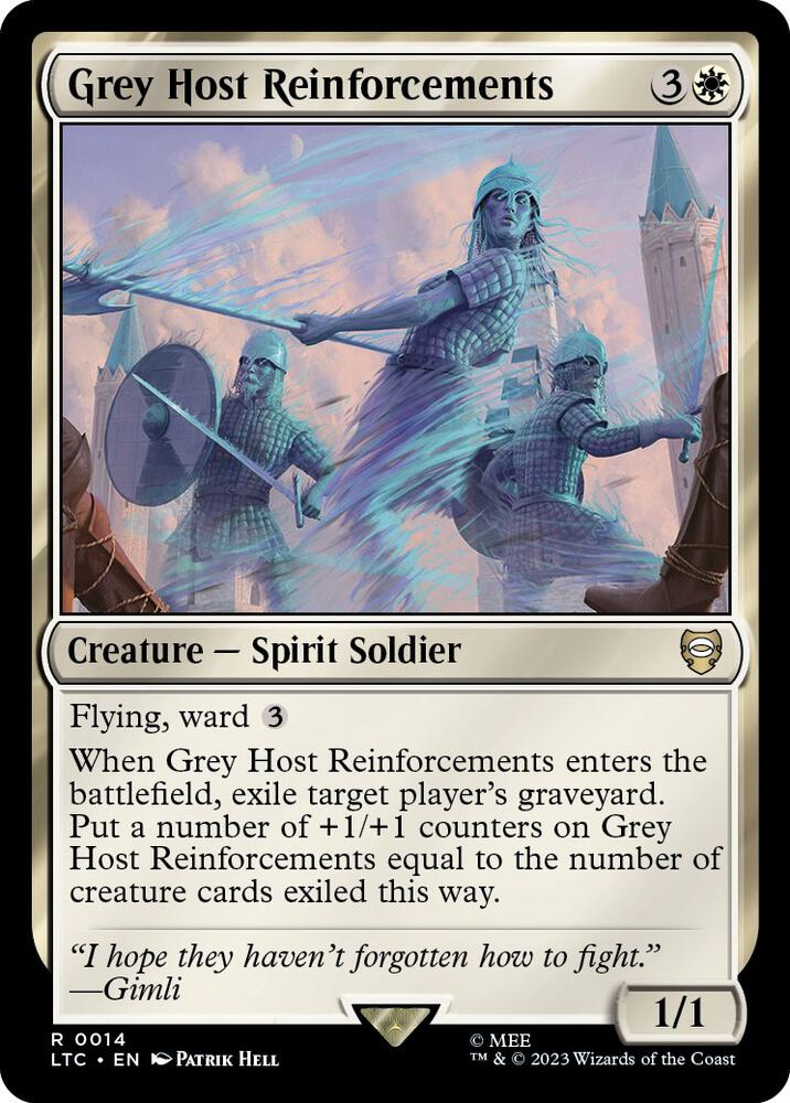 Grey Host Reinforcements 14 (Commander: The Lord of the Rings: Tales of Middle-earth)  | Chromatic Games
