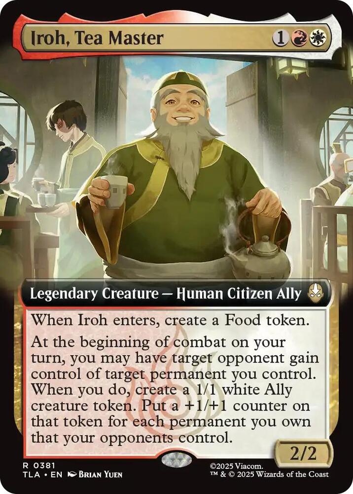 Iroh, Tea Master 381 (Avatar: The Last Airbender)  - Extended Art | Chromatic Games