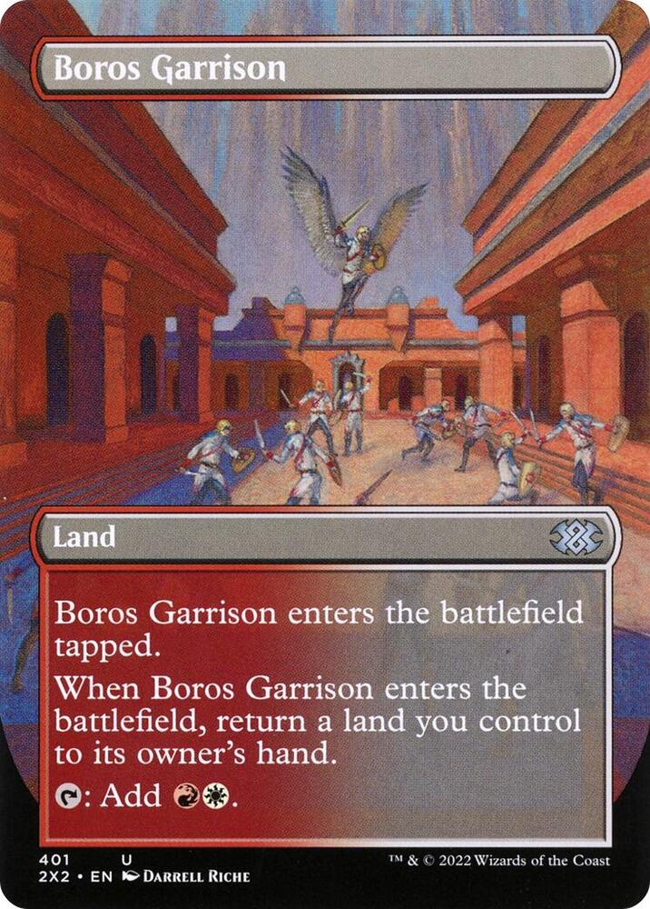 Boros Garrison Borderless 401 (Double Masters 2022)  - Foil | Chromatic Games