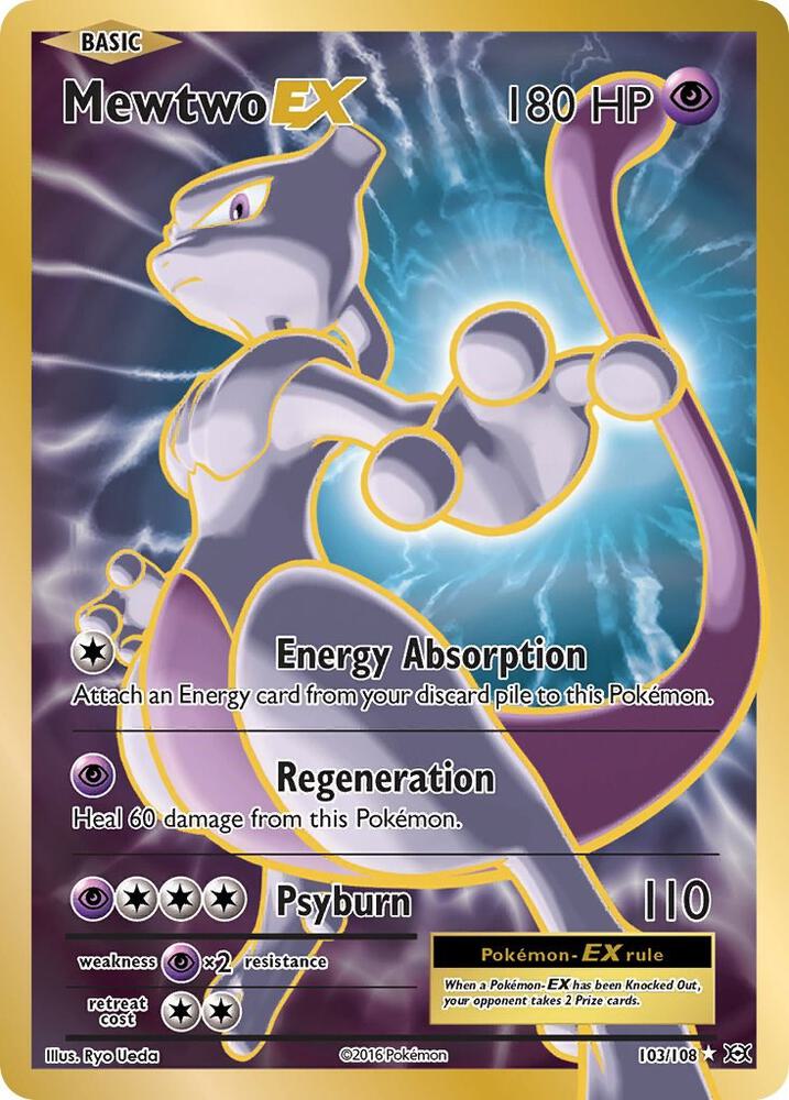 Mewtwo EX 103/108 (XY - Evolutions)  - Holofoil | Chromatic Games