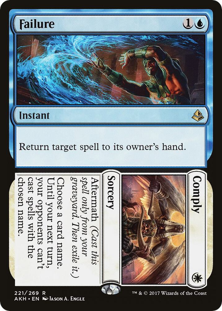 Failure // Comply 221 (Amonkhet)  - Foil | Chromatic Games