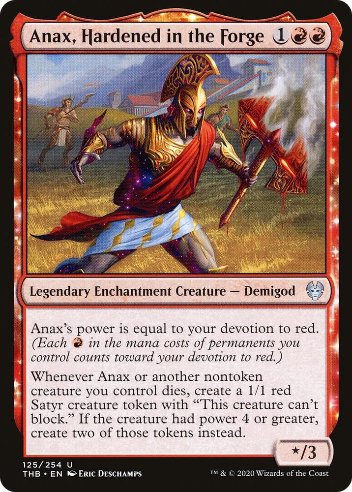 Anax, Hardened in the Forge 125/254 (Theros Beyond Death)  | Chromatic Games