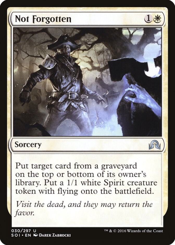 Not Forgotten 30 (Shadows over Innistrad)  | Chromatic Games
