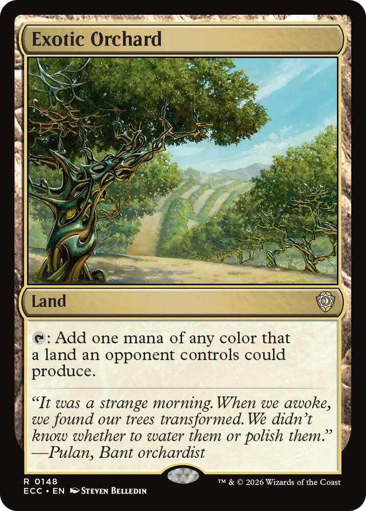 Exotic Orchard 148/176 (Commander: Lorwyn Eclipsed)  | Chromatic Games