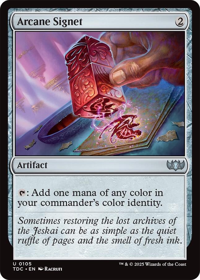 Arcane Signet 105 (Commander: Tarkir: Dragonstorm)  | Chromatic Games