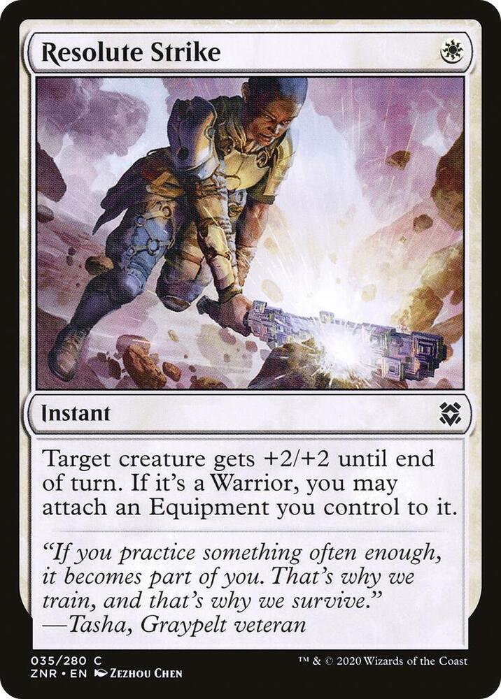 Resolute Strike 35/280 (Zendikar Rising)  | Chromatic Games
