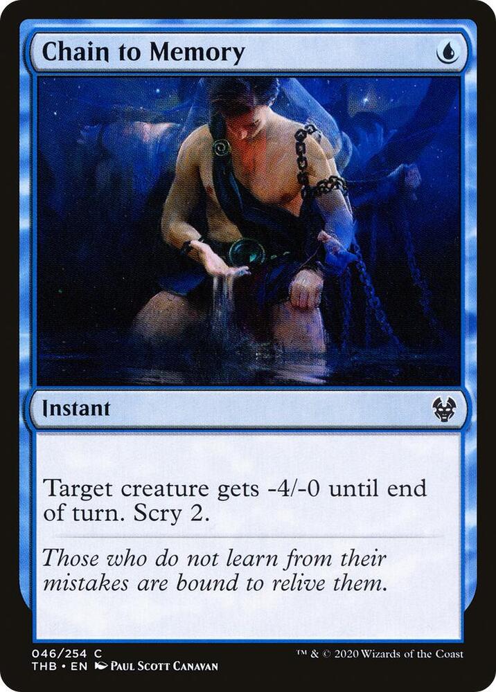 Chain to Memory 46/254 (Theros Beyond Death)  - Foil | Chromatic Games