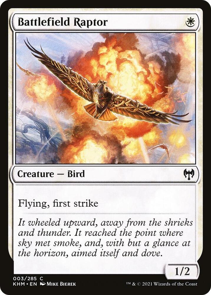 Battlefield Raptor 3/285 (Kaldheim)  | Chromatic Games