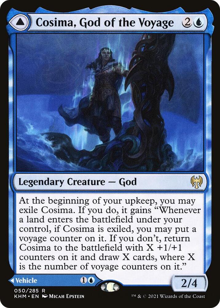 Cosima, God of the Voyage // The Omenkeel 50 (Kaldheim)  | Chromatic Games