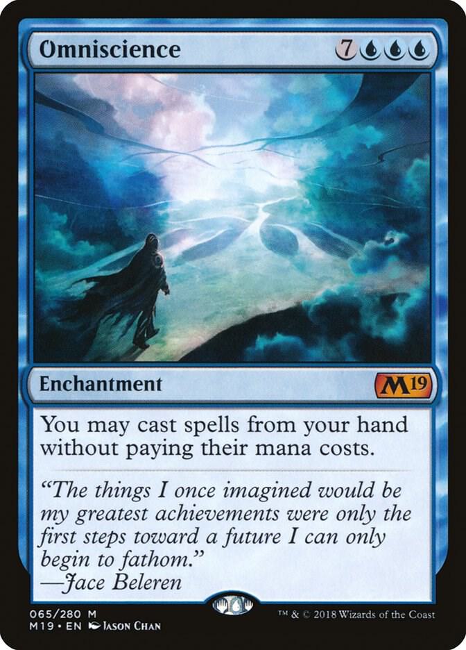 Omniscience 65 (Core Set 2019)  | Chromatic Games