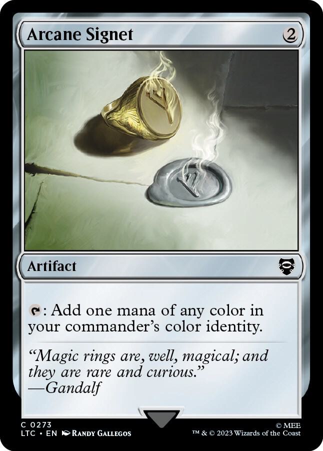 Arcane Signet 273 (Commander: The Lord of the Rings: Tales of Middle-earth)  | Chromatic Games