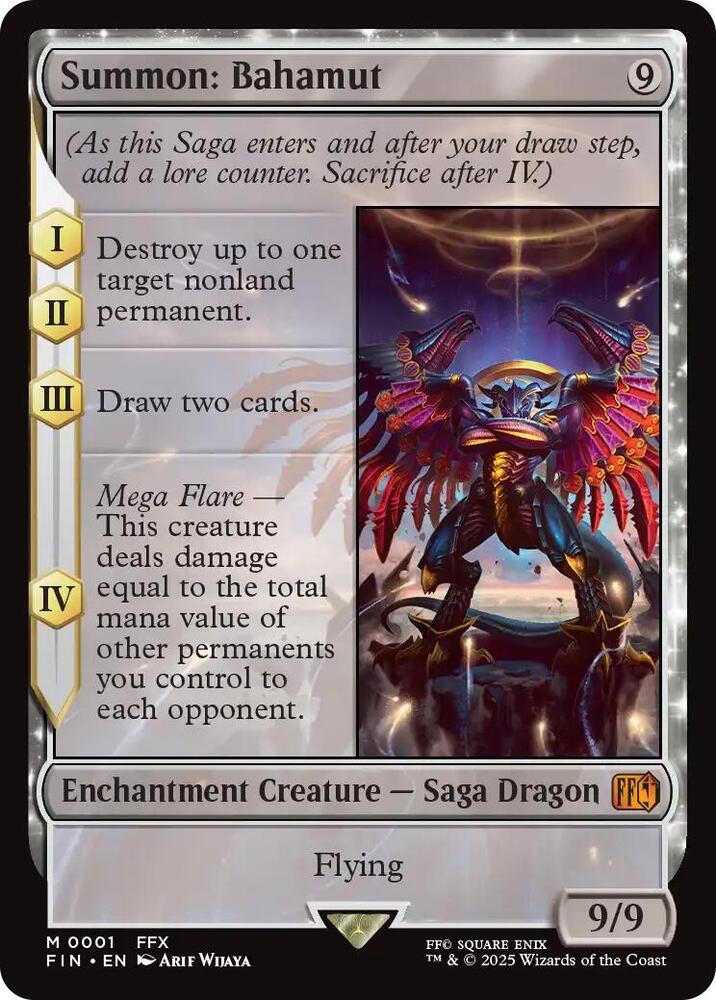 Summon: Bahamut 1/309 (FINAL FANTASY)  | Chromatic Games