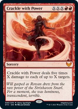 Crackle with Power 95 (Strixhaven: School of Mages)  | Chromatic Games