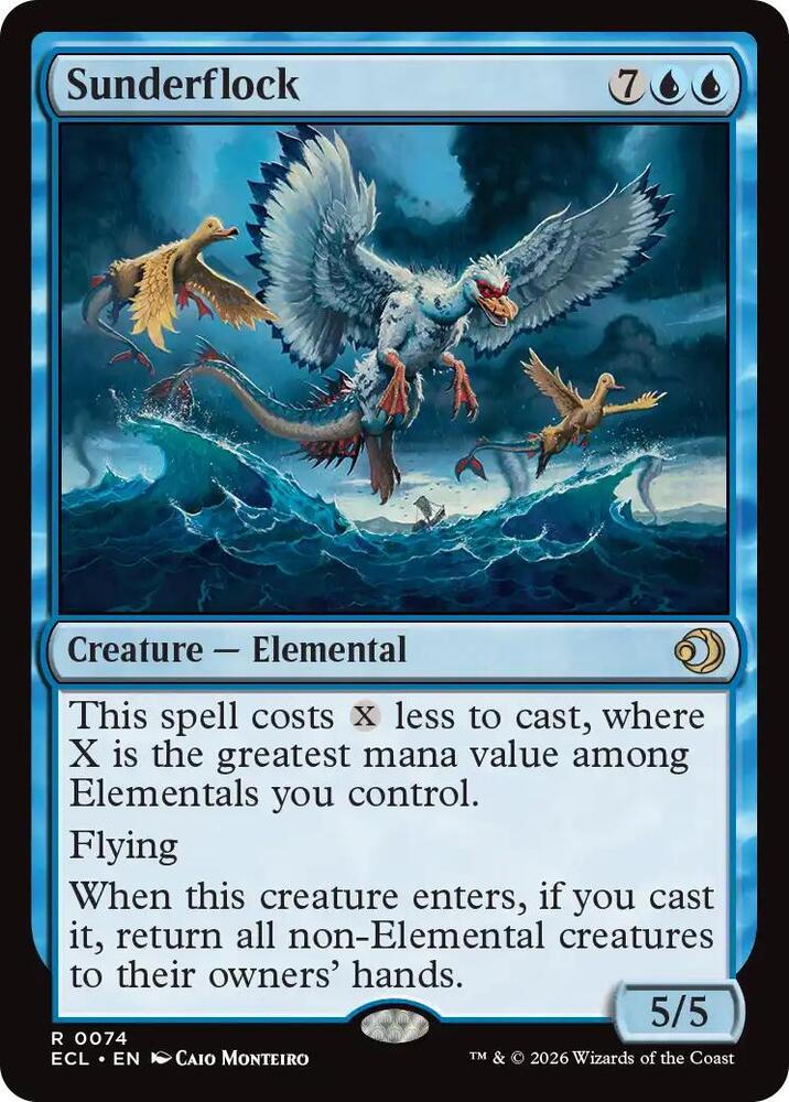 Sunderflock 74 (Lorwyn Eclipsed)  - Foil | Chromatic Games