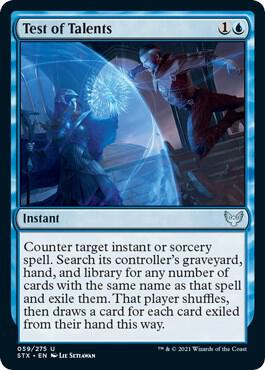 Test of Talents 59 (Strixhaven: School of Mages)  - Foil | Chromatic Games