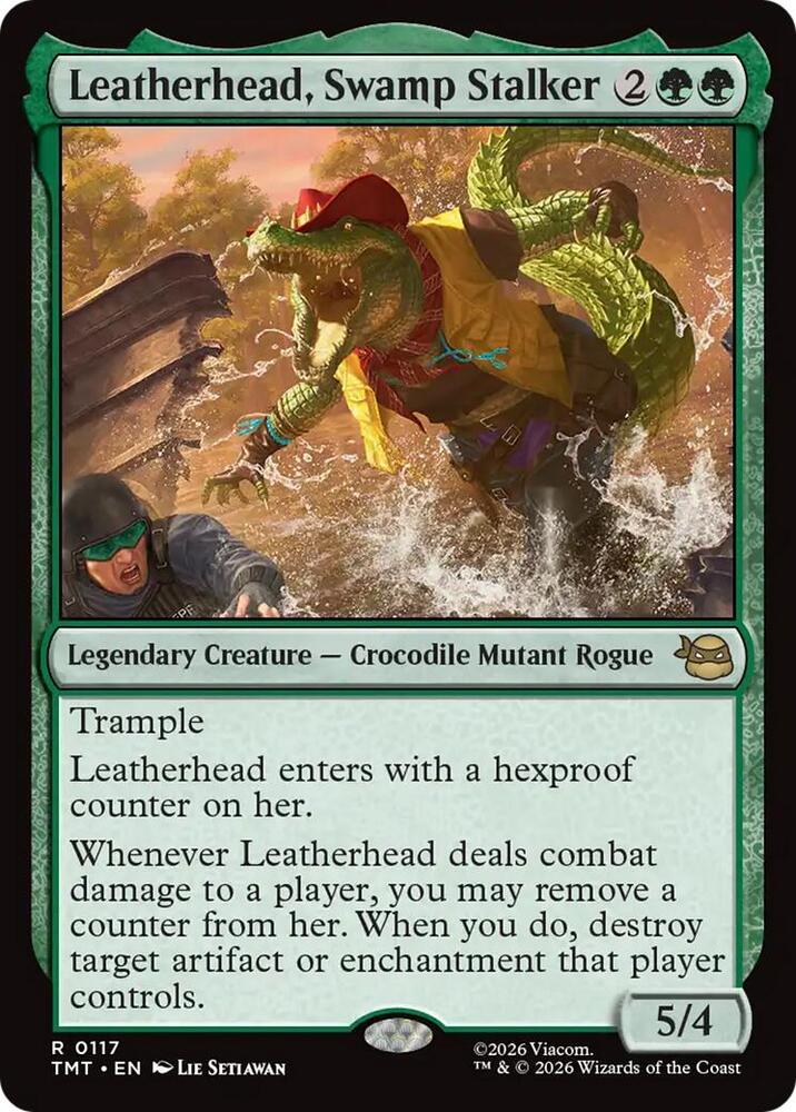 Leatherhead, Swamp Stalker 117/190 (Teenage Mutant Ninja Turtles)  | Chromatic Games