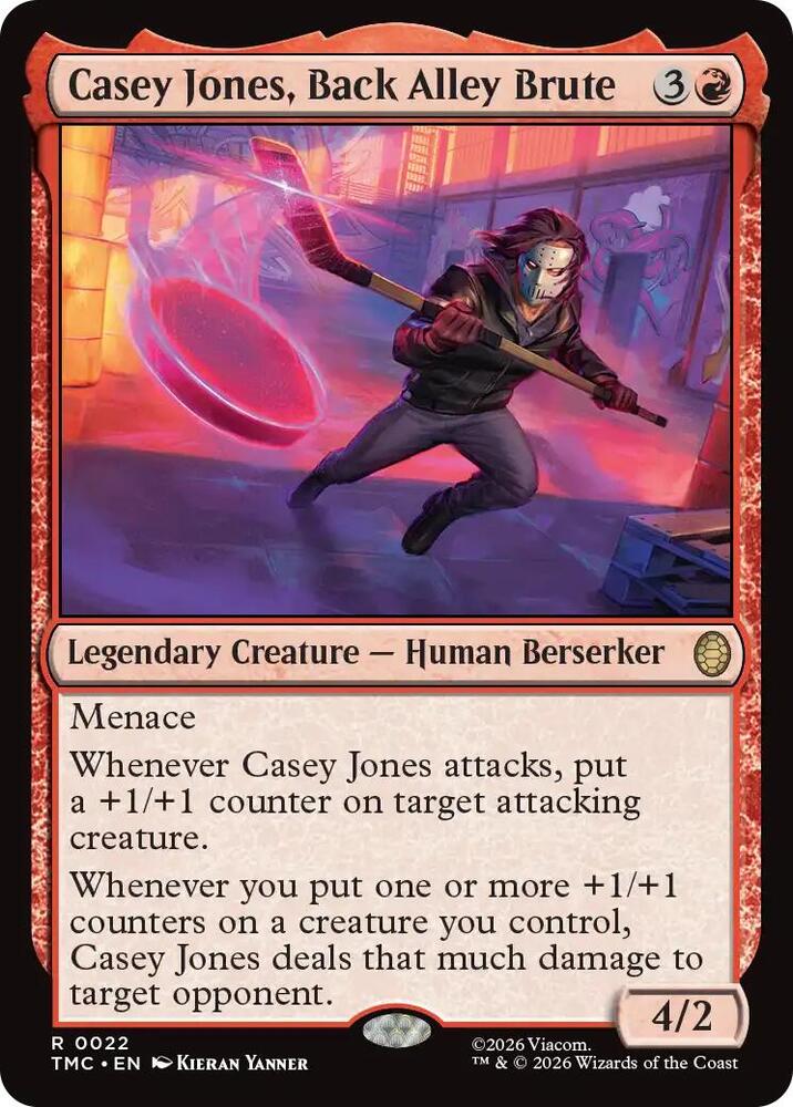 Casey Jones Back Alley Brute 22 (Commander: Teenage Mutant Ninja Turtles)  | Chromatic Games